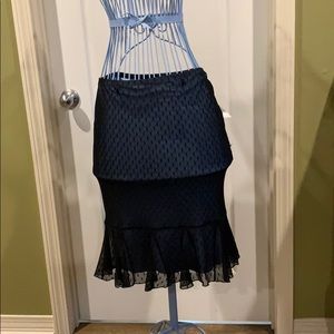 Express navy skirt